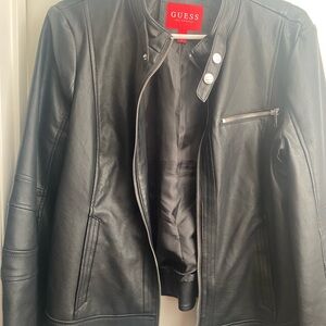 Guess Women's Black Leather Jacket